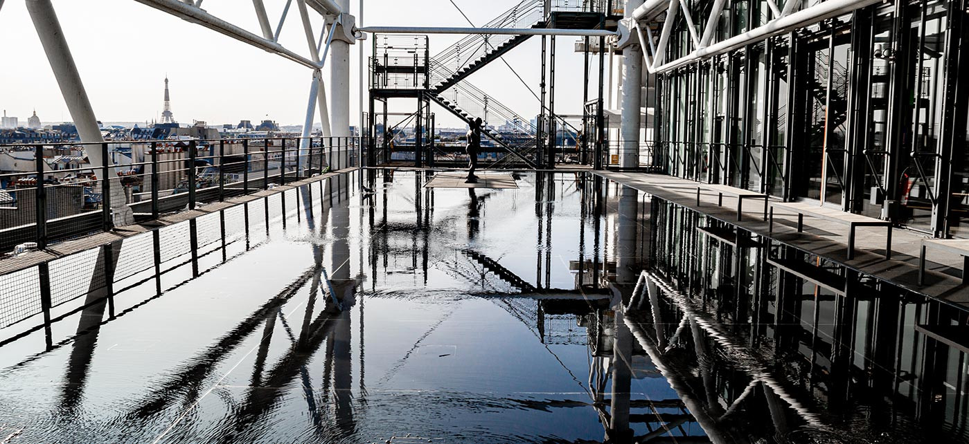 Jeudi 7 juillet 2022 Terrasse du Centre Pompidou